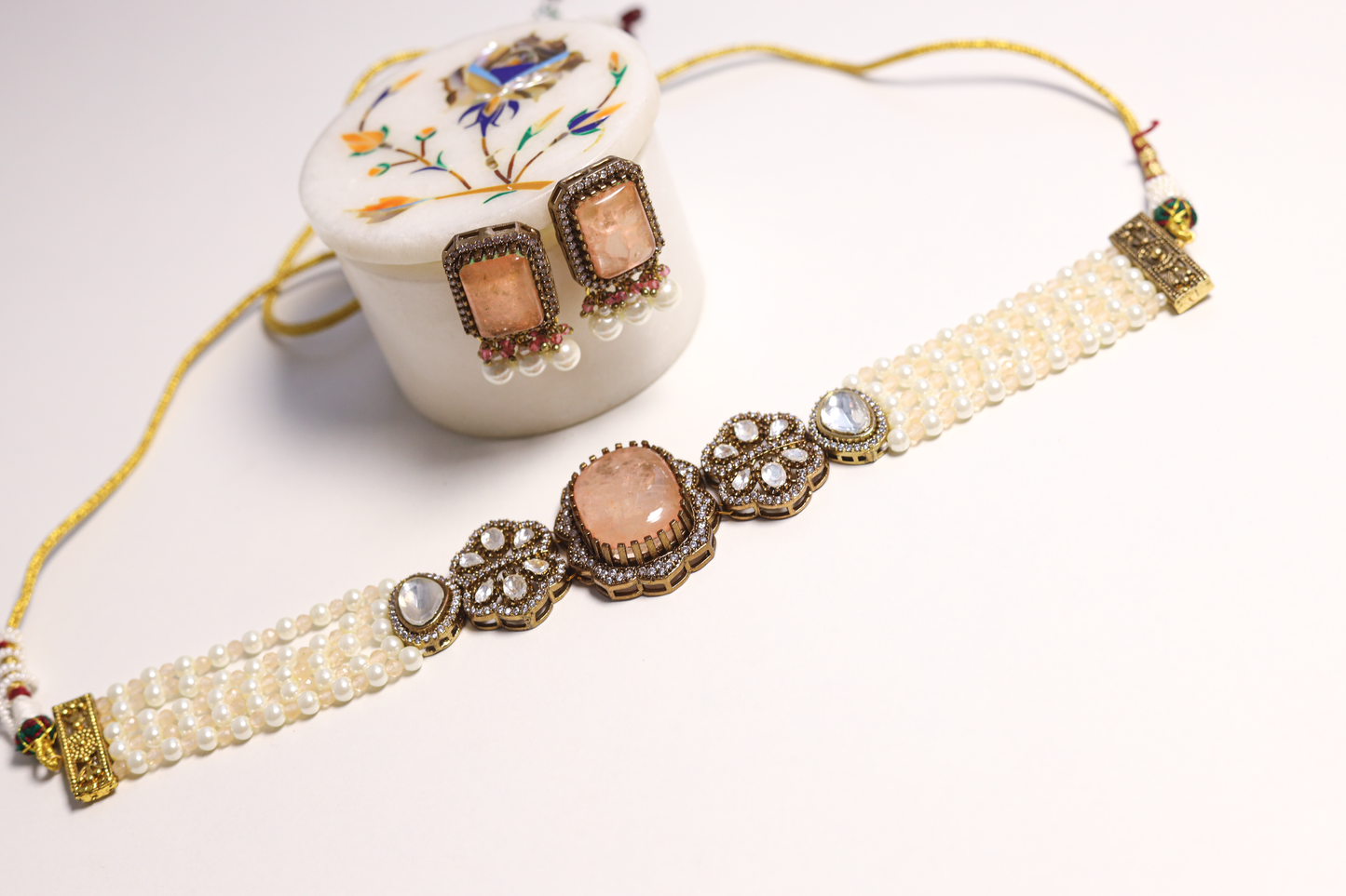 Zeenat Quartz Choker