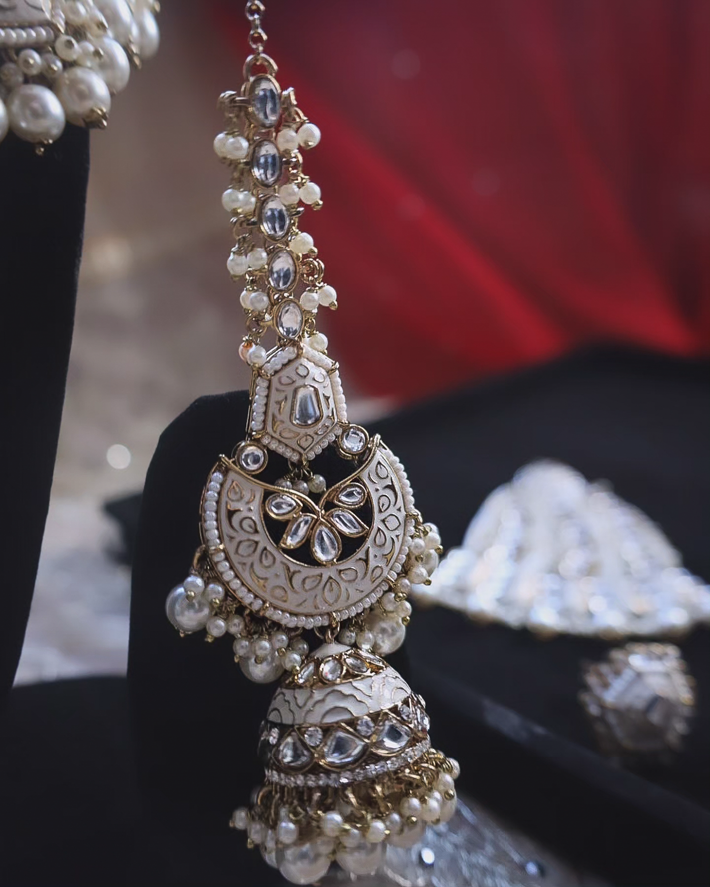 Rani Meenakari Bridal Necklace Set