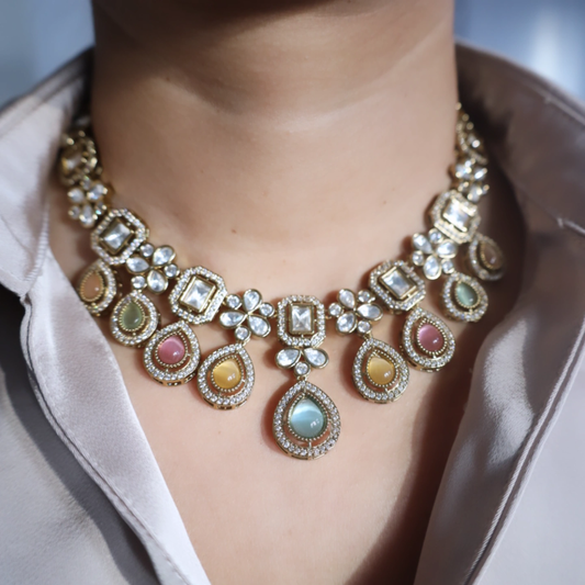 Mira Moonlight Drape Necklace Set