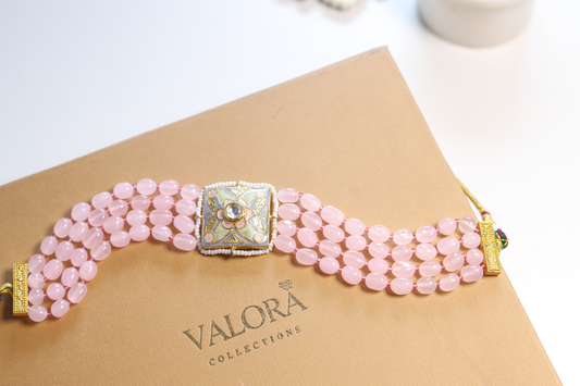 Isha Meenakari Pearl Choker